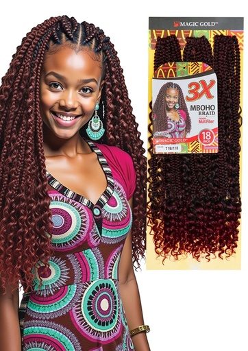 3X MBOHO Braid 18"