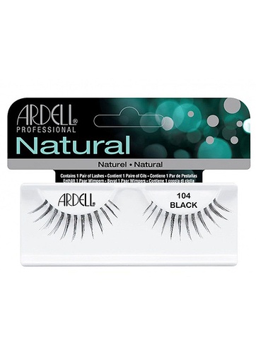 [ARD60410] Ardell Natural Eyelashes #104 Black