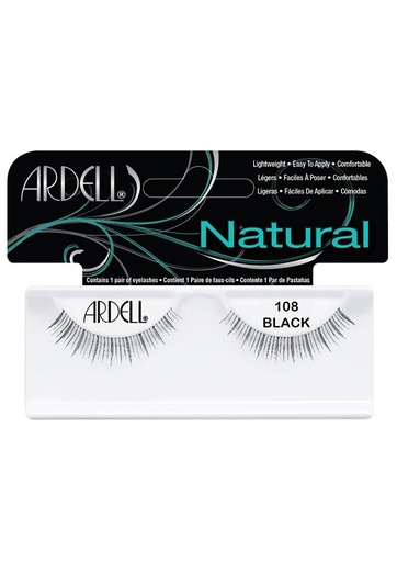 [ARD60810] Ardell Natural Eyelashes #108 Black