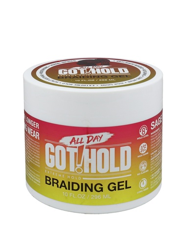 [EBN68564] EBIN All Day Got!Hold Braiding Gel (10 oz) #300