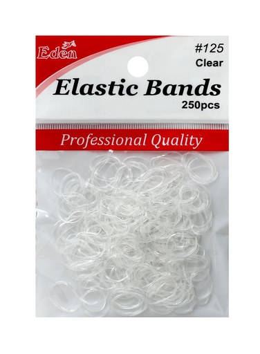 [EDN00125] Eden Elastic Bands (250 pc) #125 Clear - dz