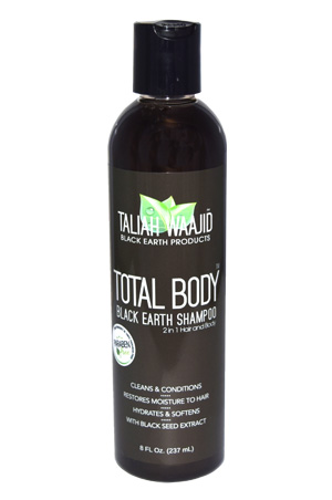 [TAW00166] Taliah Waajid Total Body Black Earth Shampoo(8oz)#3