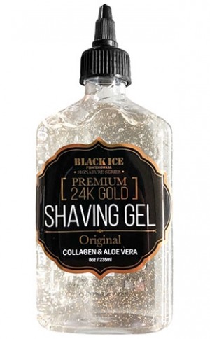 [BLI12480] Black Ice 24k Gold Shaving Gel-Original#BBC009ORI(8oz)#7-pc