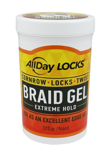 [ADA96521] AllDay Locks Braid Gel -Extreme Hold (32 oz) #25
