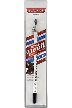 [MC12611] Black Ice Barber Pencil(White)#BPEN002-dz
