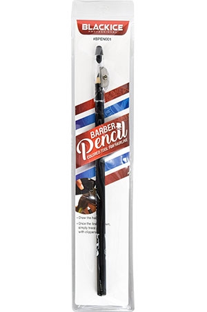 [MC12610] Black Ice Barber Pencil-Black#BPEN001(12pc/dz)-dz