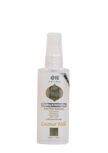 [NXI80053] Next Image ON Curl-n-Wavy 4-In-1 Hair Enhancer -Coconut Milk (3.38 oz) #64B