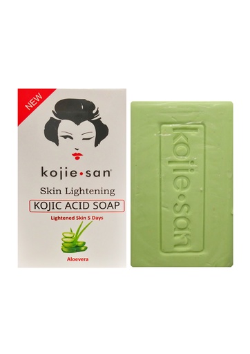 [KOJ30021E] Kojie San Kojic Acid Soap Skin Lightening -Aloevera (250 g) #13E