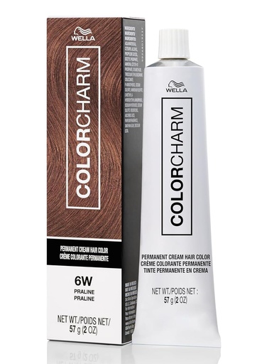 [WEL03196] Wella Color Charm Crème Hair Color #6W (Praline) -pc
