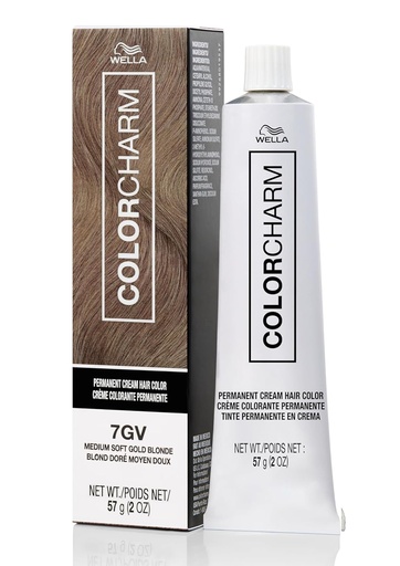 [WEL03114] Wella Color Charm Crème Hair Color #7GV (Medum Soft Gold Blonde) -pc