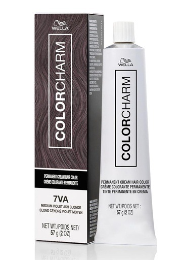 [WEL03441] Wella Color Charm Crème Hair Color #7VA (Medum Violet Ash Blonde) -pc