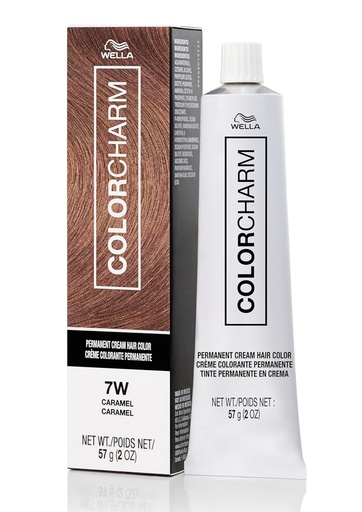 [WEL03480] Wella Color Charm Crème Hair Color #7W (Caramel) -pc