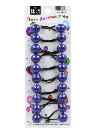 [EDN02055] Eden 20mm Hair Ball -Royal blue #LB20ROY -pk