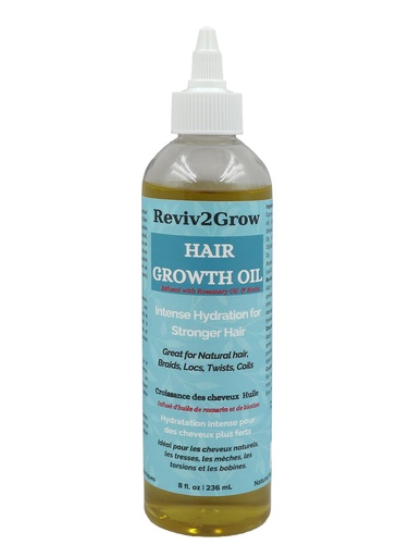 [R2G39957] Reviv2Grow Hair Growth Oil Intense Hydration for Stronger Hair (8 oz) #3