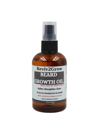 [R2G39951] Reviv2Grow Beard Growth Oil with Vitamin E & Biotin (4 oz) #9