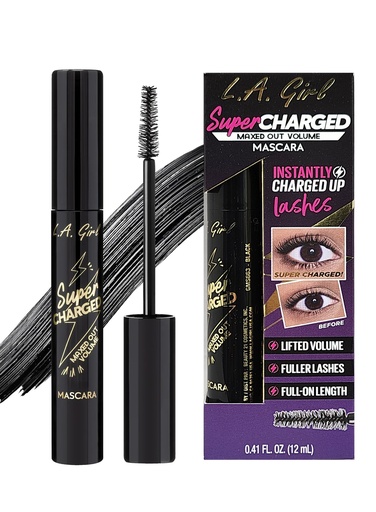 [LAG22663] L.A. Girl Super Charged Mascara #GMS663 Black -pc