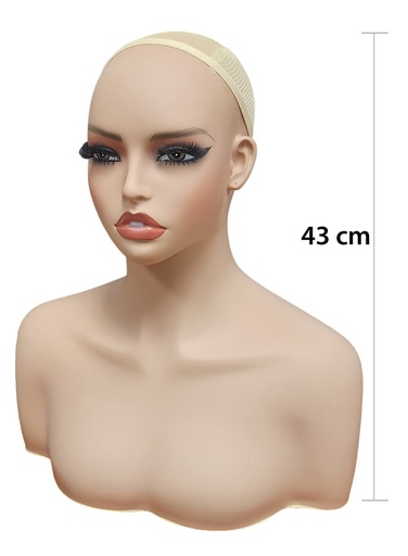 [MG99865] Mannequin Head With Shoulders #99865 -pc