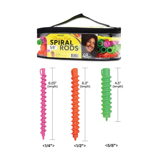[MC12211] Magic Spiral Rod Small 1/4" (48 pc/pk) #SR1 -pk