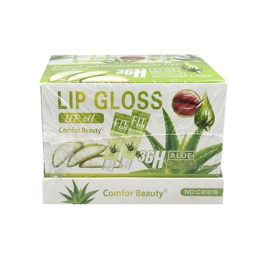 [MG69019] Magic Gold Comfor Beauty FIT MC Lip Oil -Aloe #CX1019 (24 pc/pk) -pk