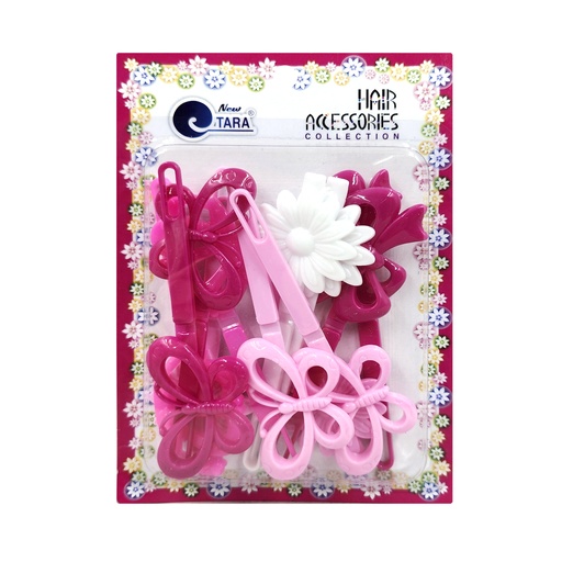 [TAR09217] Tara Jumbo Hair Barrette -(Pink Asst) #ZQ9217 -pc