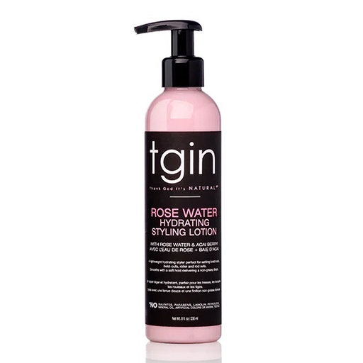 [TGN08545] TGIN Rose Water Hydrating Styling Lotion (8 oz) #58