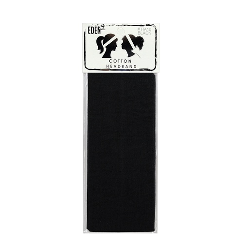 [EDN47111] Eden Cotton Head Band #HA10B Black -dz
