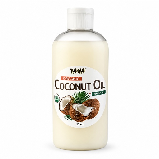 [TAH89736A] TAHA 100% COCONUT Oil -Refined (12 oz) #16