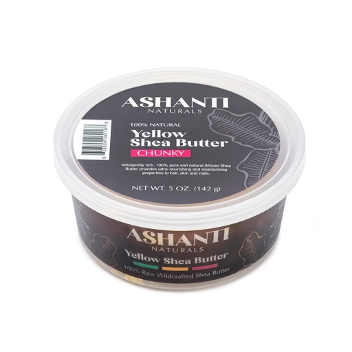 [ASH26016] Ashanti Yellow Shea Butter Chunky (5 oz) #1