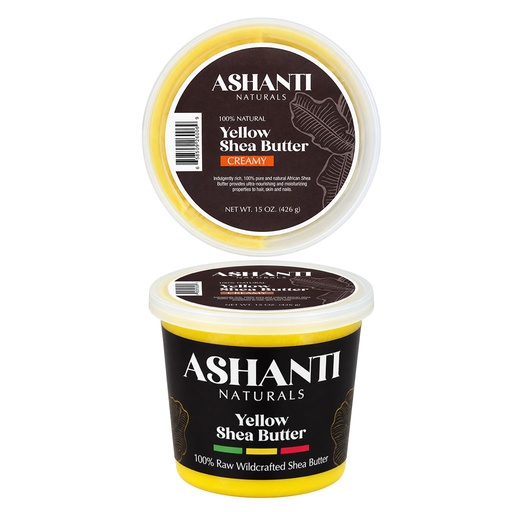 [ASH26006] Ashanti Yellow Shea Butter Creamy (15 oz) #5