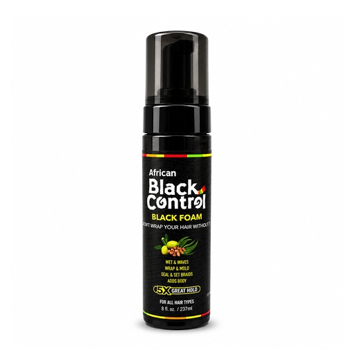 [ABC59131] African Black Control Black Foam (8 oz) #3