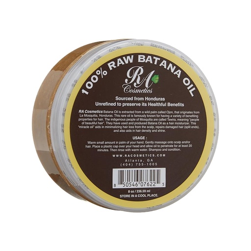 [RAC07622] RA Cosmetics 100% Raw Batana Oil (8 oz) #50