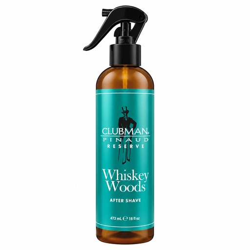 [CLM43384] Clubman Whiskey Woods After Shaver Spray (16 oz) #54