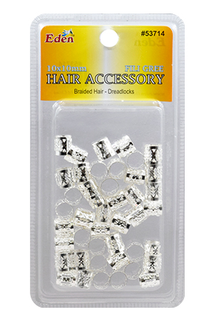 [EDN53714] Eden Blister(10x10mm) FiliGree Tube _ Silver #53714(#53713S) - pk