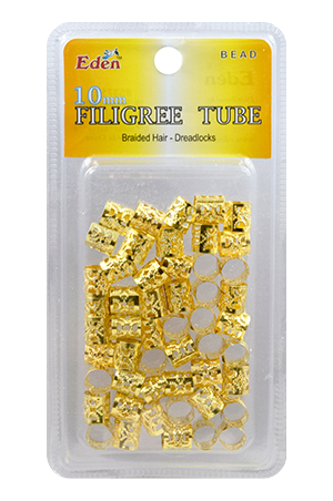 [EDN53710] Blister(10mm) Flligree Tube Gold pk #53710G
