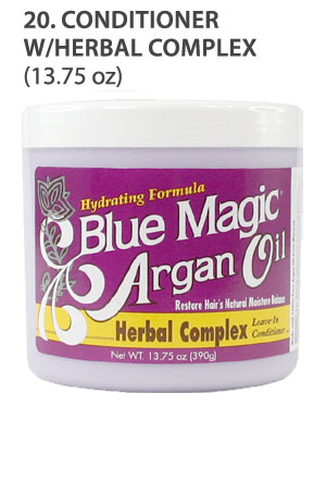 [BMA18510] Blue Magic Argan Oil Conditioner W/HerbalComplex(13.75oz)#20