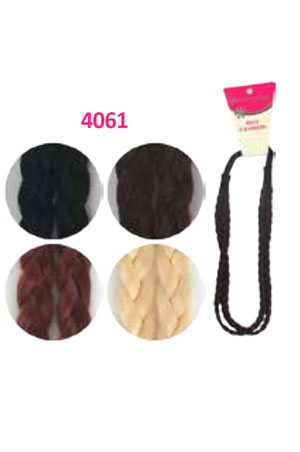 [MG94061] Braid Hair Band #4061(12pc/pk)-dz