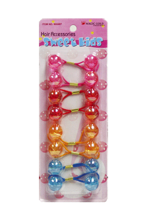 [MG92869] Bubble Round #L6 Crystal Mix [8/pk] -pc
