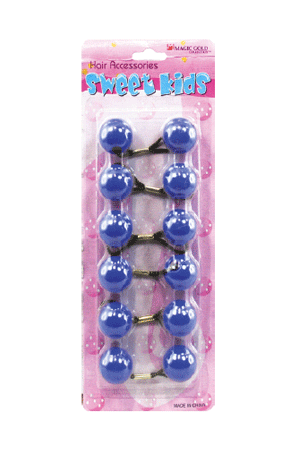 [MG92871] Bubble Round #XL2 Blue [6/pk] -pc