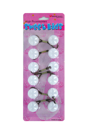 [MG92888] Bubble Round #XL21 White [6/pk] -pc