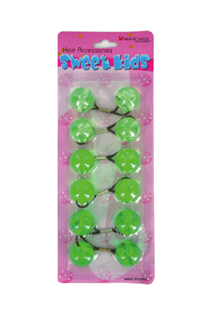 [MG92941] Bubble Round #XL22 Crystal Green Mix [6/pk] -pc