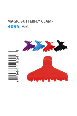 [MG93095] Butterfly Clamp (M, Round Teeth) #3095 Asst -pk
