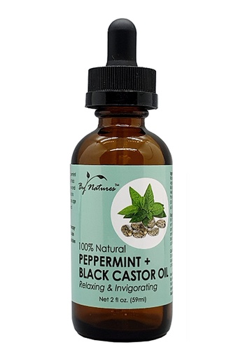 [BYN48156] By Natures 100% Natural Peppermint + Black Castor Oil (2oz) #22