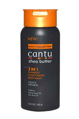 [CAN01676] Cantu Men's S/B 3in1 Shampoo Conditioner Body Wash#40