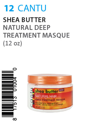 [CAN01004] Cantu Shea Butter Natural Deep Treatment Masque (12oz) #12