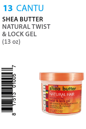 [CAN01005] Cantu Shea Butter Natural Twist&Lock Gel (13oz) #13