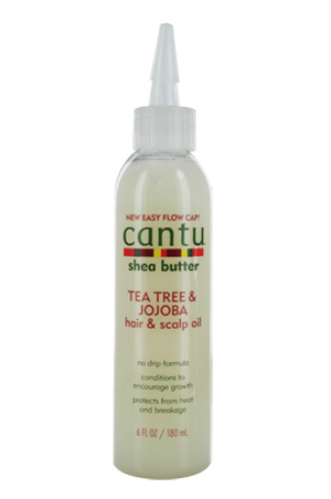 [CAN00008] Cantu Shea Butter Tea Tree&Jojoba Hair & Scalp Oil (6oz) #25