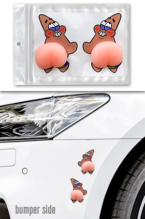 Car Door Deco Protector Sticker Toy-Patrick #CDSToy2-pc