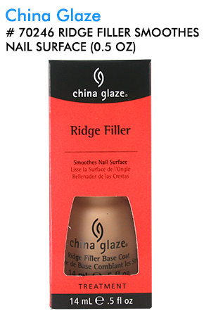 [CGL88904] China Glaze Ridge Filler Smoothes Nail Surface (0.5oz)