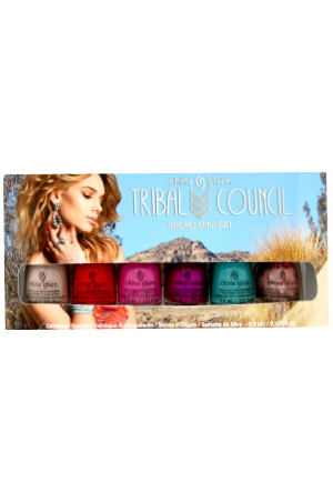 [CGL82657] China Glaze Tribal Council Micro Mini Set #82657-6pc Set