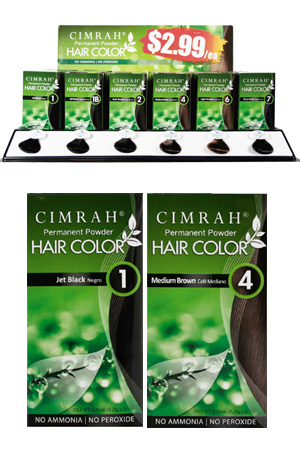 [CIM01705] Cimrah Permanent Powder Hair Color #7 Blue Black -pc